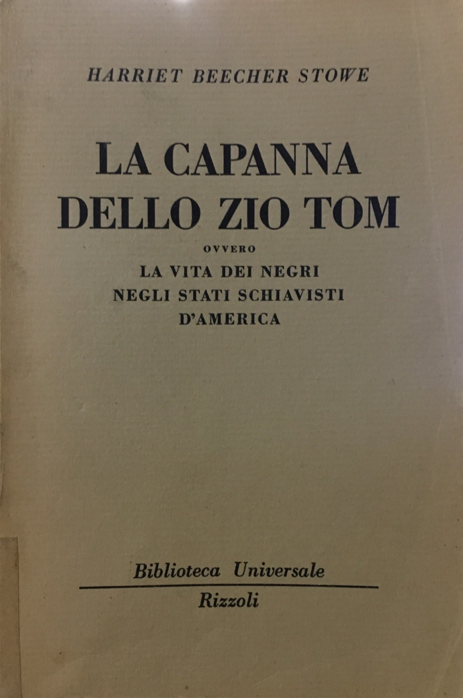 LA CAPANNA DELLO ZIO TOM
